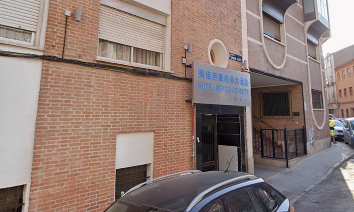 Hotel clausurado en Usera