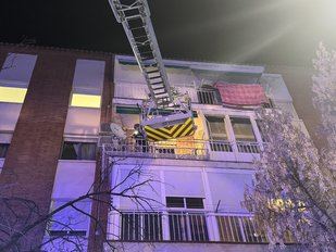 Nueve intoxicados por inhalación de humo tras un incendio en Aranjuez