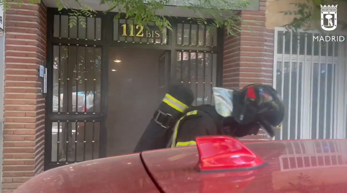 Incendio en una vivienda de General Pardiñas