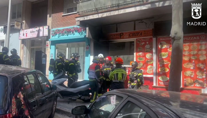 Incendio en un restaurante de Chamartín