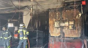 Incendio en un restaurante abandonado de Alcalá de Henares