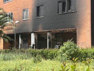 Incendio en Puente de Vallecas
