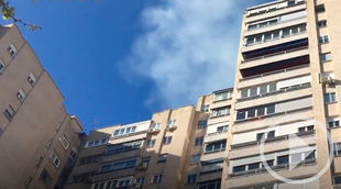 Incendio en un edificio de la Ciudad de los Periodistas