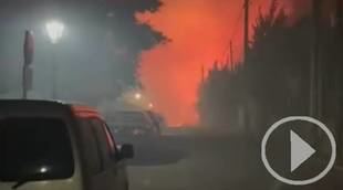 Incendio controlado esta noche en Collado Mediano