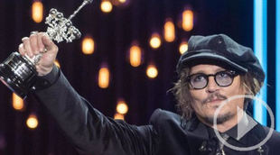 Johnny Depp recibe el Premio Donostia tras la polémica