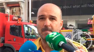 El portavoz de Emergencias Madrid explica el incendio de Gran Vía