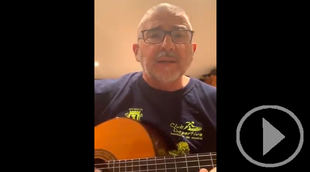 Juan Redondo “bombero” y el "Resistiré" de los madrileños