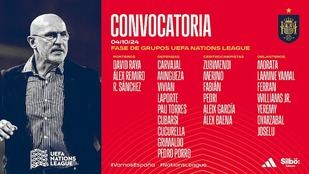 Estos son los convocados por Luis de la Fuente para los próximos partidos de la Liga de Naciones