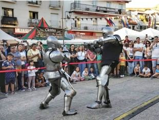 Combates medievales destacan en el Motín de Arganda 2025