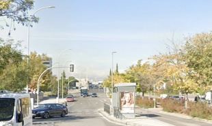 Avenida donde se ha producido el atropello de una menor en Hortaleza