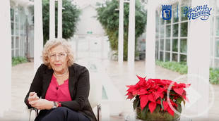 La alcaldesa de Madrid felicita la Navidad