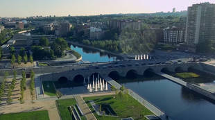 Madrid Rio desde el aire