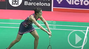 Carolina Marín sueña con retirarse en una pista de bádminton