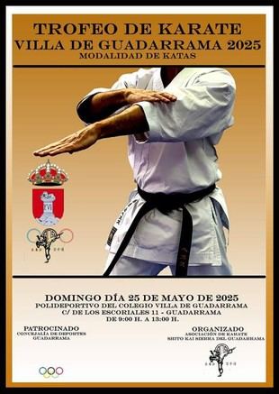 Más de 200 karatecas participarán en el Trofeo Villa de Guadarrama 2025
