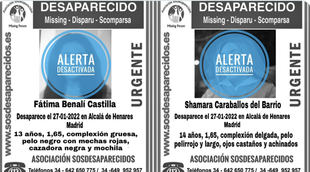 Localizadas las dos menores desaparecidas tras salir de clase en Alcalá