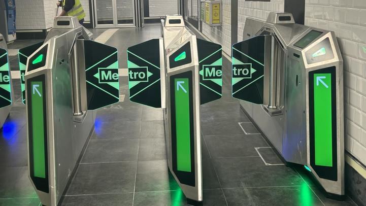 Tornos inteligentes en el Metro