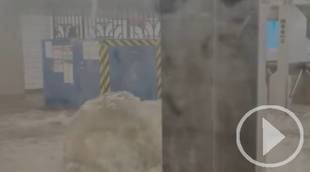 El metro de Nueva York se inunda