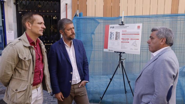 Miguel Ángel García visita obras en Getafe con inversión regional