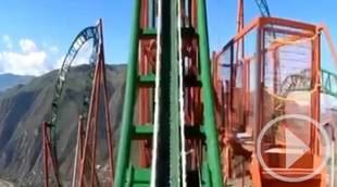 Cómo se siente estar dentro de la montaña rusa alpina más alta de EEUU