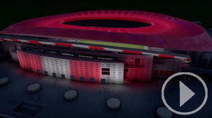 El nuevo estadio del Atlético de Madrid, el primero en el mundo con iluminación LED