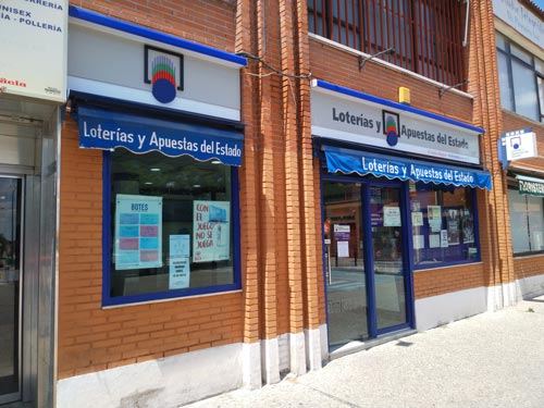 El Hada Mágica, administración de loterías de Getafe donde se ha sellado el único boleto de primera categoría acertado de la Bonoloto