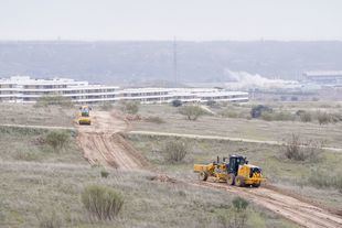 Obras de urbanización de la Solana de Valdebebas