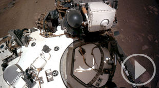 Así descendió y aterrizó en Marte `'Perseverance'