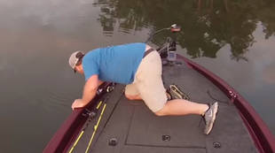 Vídeo viral: Una pesca muy especial