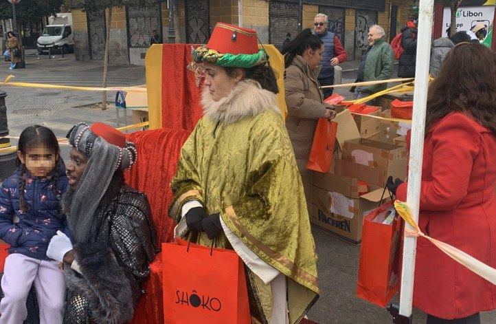 Entrega de juguetes Lavapiés, enero 2025