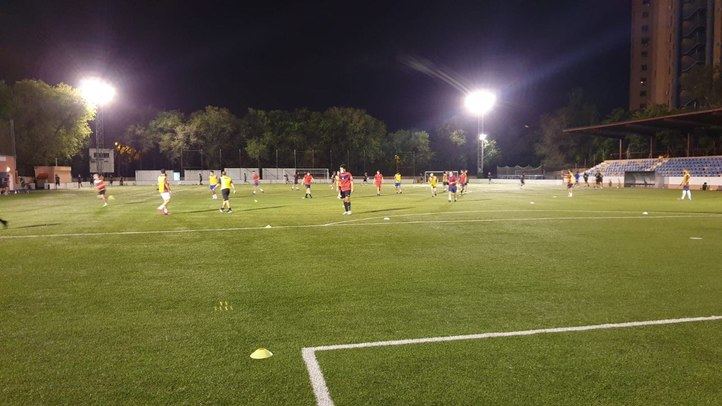 Entrenamiento del Recreativo Guindalera