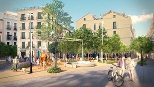 Recreación de la plaza del Rastrillo y su entorno
