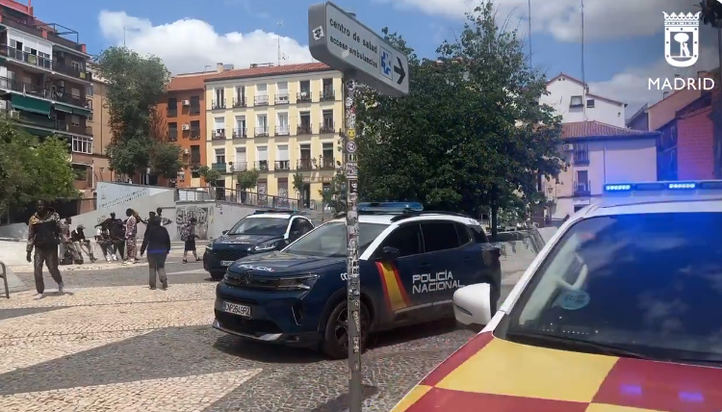 Plaza Arturo Barea, donde se ha producido el apuñalamiento
