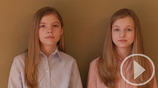 La Princesa Leonor y la Infanta Sofía: "Ojalá todo esto pase pronto"