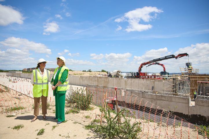 Parcelas en obras de la Ciudad del deporte donde se construirán equipamientos municipales