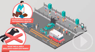 Interior aconseja cómo actuar ante un ataque terrorista