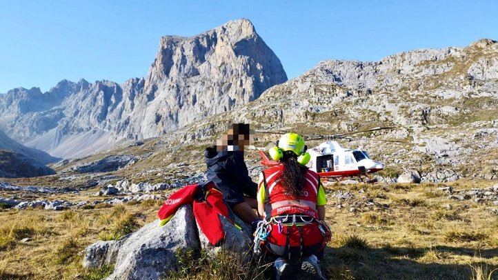 Rescate de una menor madrileña en Cantabria