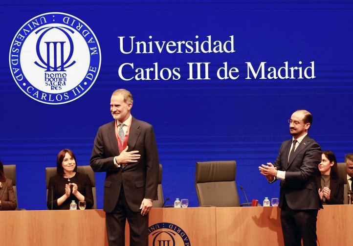 Felipe VI recibe la Medalla de Honor de la Universidad Carlos III