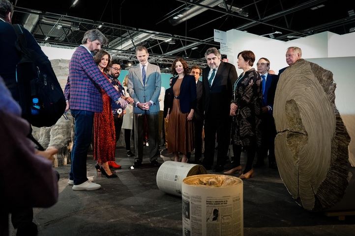 Los Reyes visitan la Feria Internacional de Arte Contemporáneo ARCO