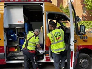 Herido grave al ser atropellado por un autobús de la EMT en Hortaleza