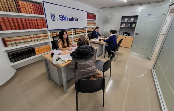 Una de las oficinas del SAVMadrid