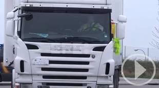 El paro de transporte en España se diluye