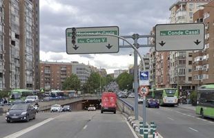 El túnel de Conde de Casal, cerrado al tráfico del sábado al martes por las obras de la L11