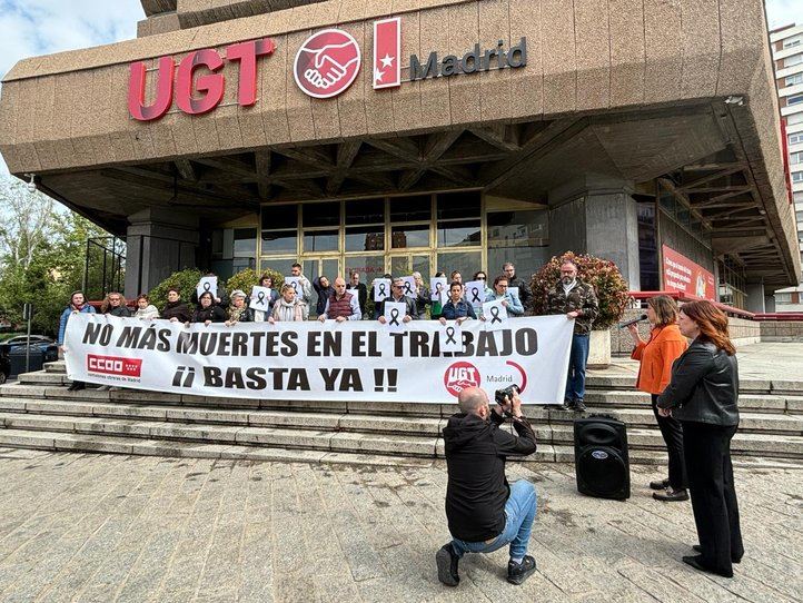 Recuerdo de las víctimas de accidentes laborales