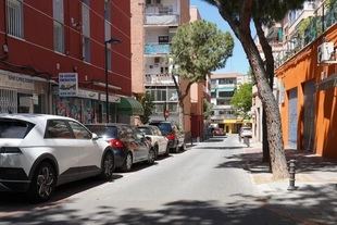 Una calle del centro de Alcorcón