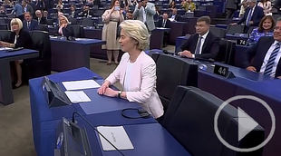 Von der Leyen renueva en la Eurocámara su segundo mandato
