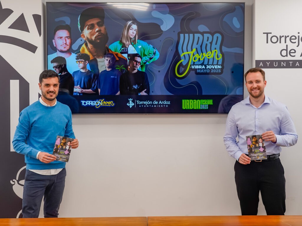 Vibra Joven regresa con un festival urbano y concierto gratuito de JC Reyes en Torrejón