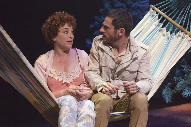 Cristina Marcos y César Camino en Una vida americana