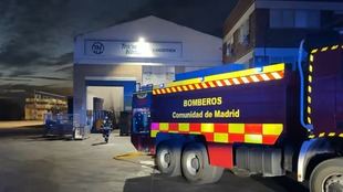 Controlado un incendio en el polígono de Ramarga, en Ajalvir