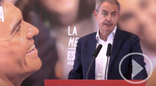 Zapatero entra en campaña para exigir respeto democrático