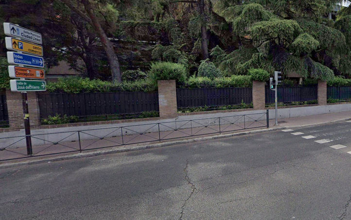 Zona de Arturo Soria próxima al punto donde se produjo el siniestro
